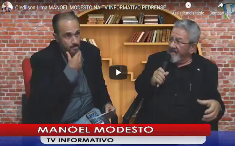 TV informativo - Manoel Modesto